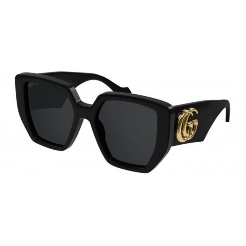 Impresión Conmoción Dictadura Gafas de sol Mujer Gucci GG0956S 003 BLACK-BLACK-GREY GREY 54