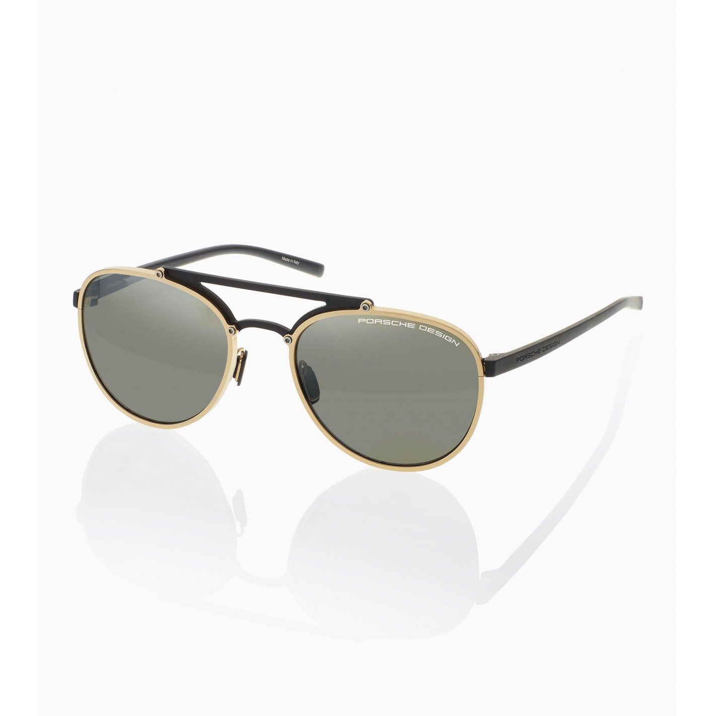 Gafas de sol Unisex Porsche Design P8972 B175 GOLD BLACK SMOKE GRAD. 55